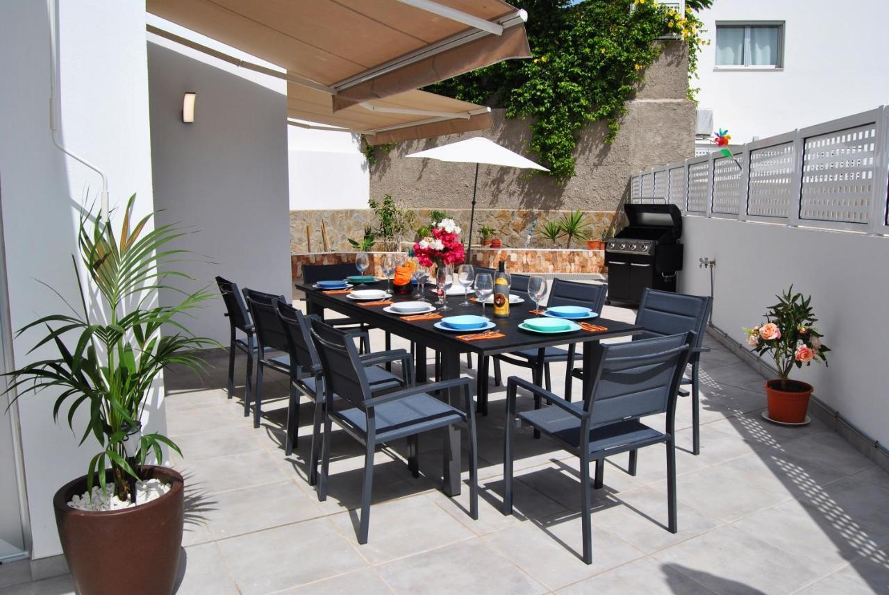 Big Villa Tauro With Private Heated Saltwater Pool & Jacuzzi & Bbq & Game Room & Arcade Games Mogán Exterior foto