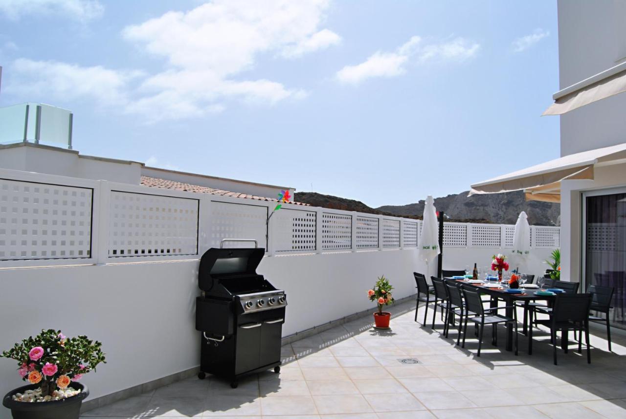 Big Villa Tauro With Private Heated Saltwater Pool & Jacuzzi & Bbq & Game Room & Arcade Games Mogán Exterior foto